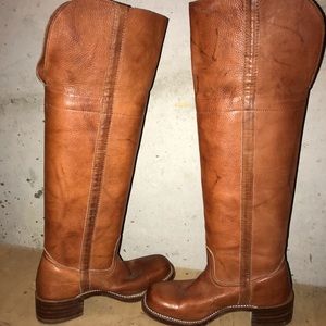 Hard to find Frye Over the Knee Campus boots